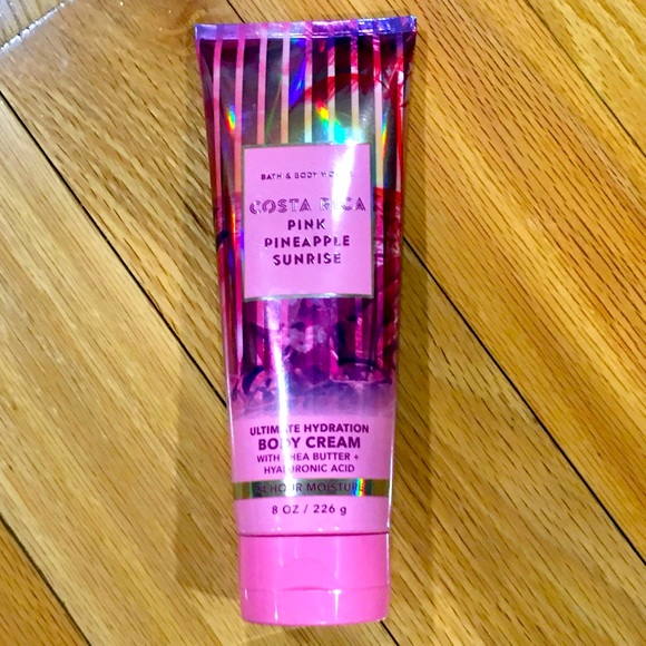 NWT Bath & Body Works Costa Rica Pink Pineapple Sunrise Ultra Hydration Cream - Picture 1 of 1
